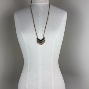 Necklace with Chevron type pendant